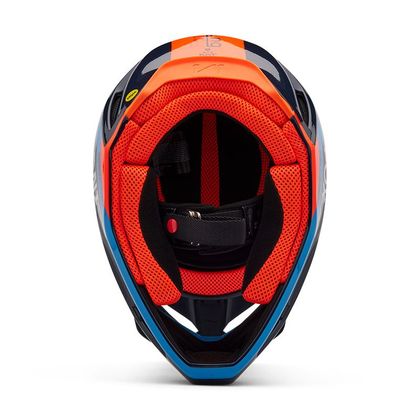 Casque cross Fox V1 RACE SPEC 2025 - Bleu / Rouge