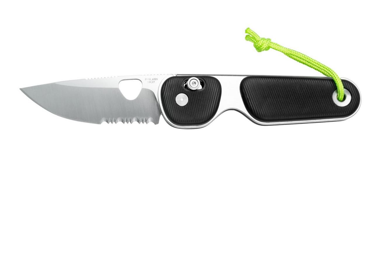 The James Brand The Redstone Black, Stainless Serrated KN118166-01 zakmes