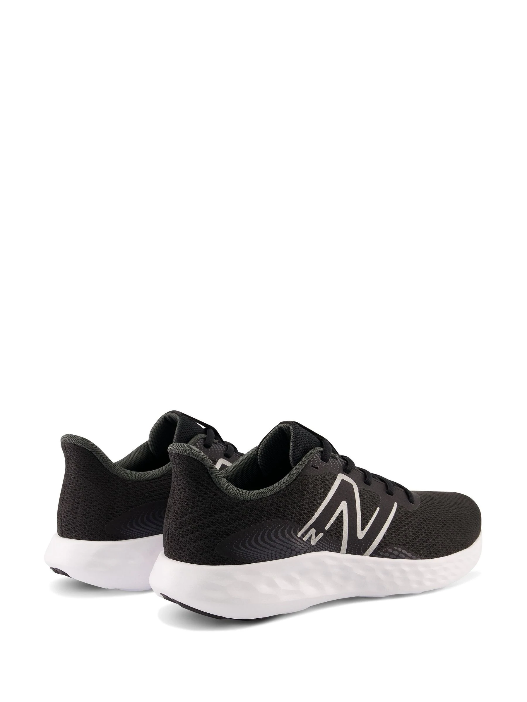 Zwart chroom - New Balance 411 herenslippers