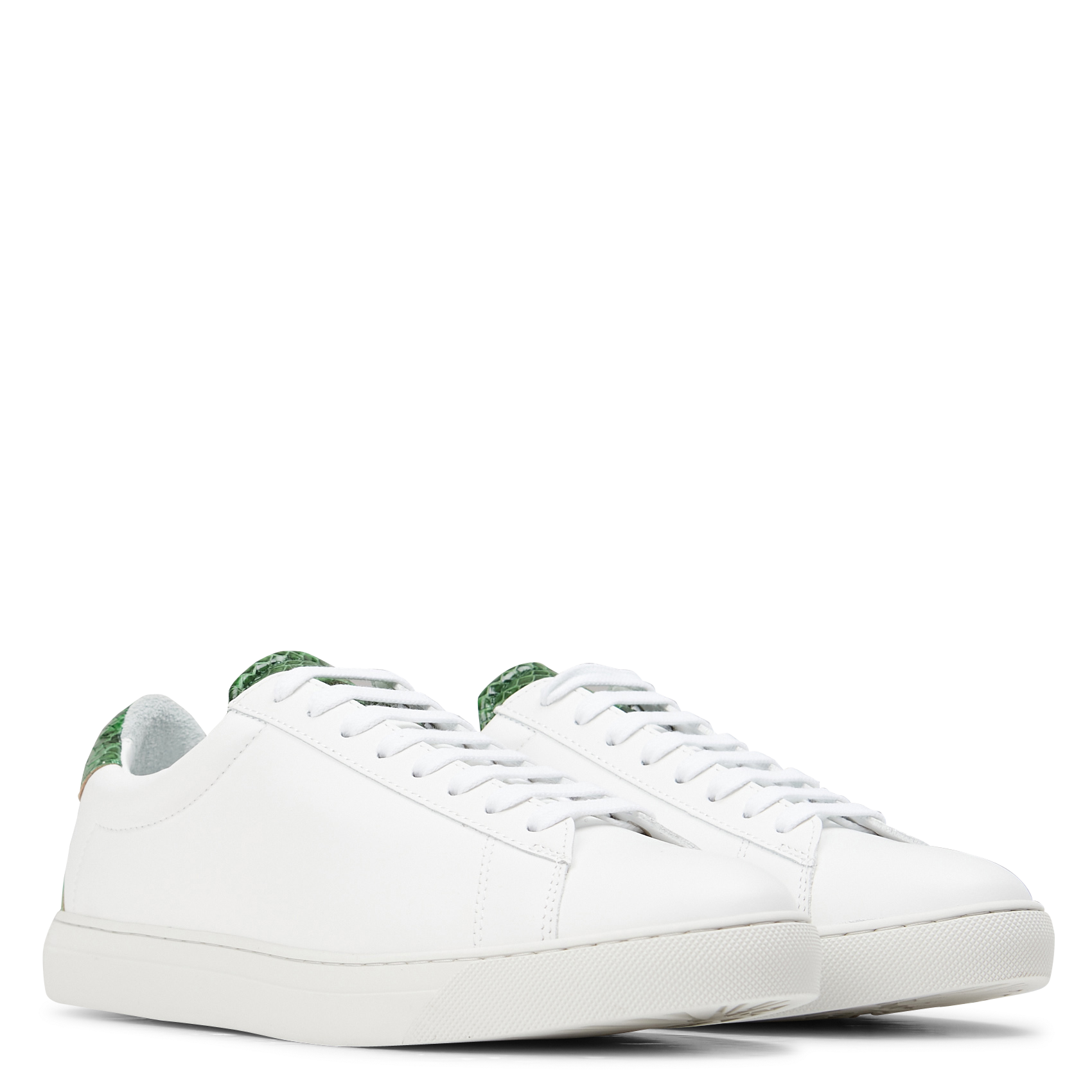 Baskets basses en cuir | Blanc