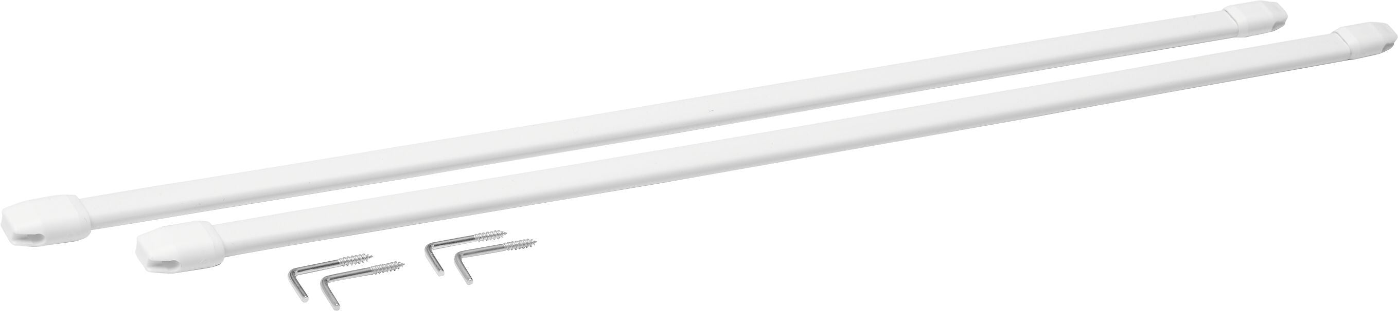 BASIC Vitragenstange - Weiss / B: 40.0 cm