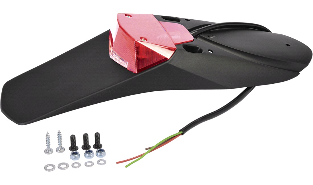 Polisport RS LED baglygte/bagskærm universal