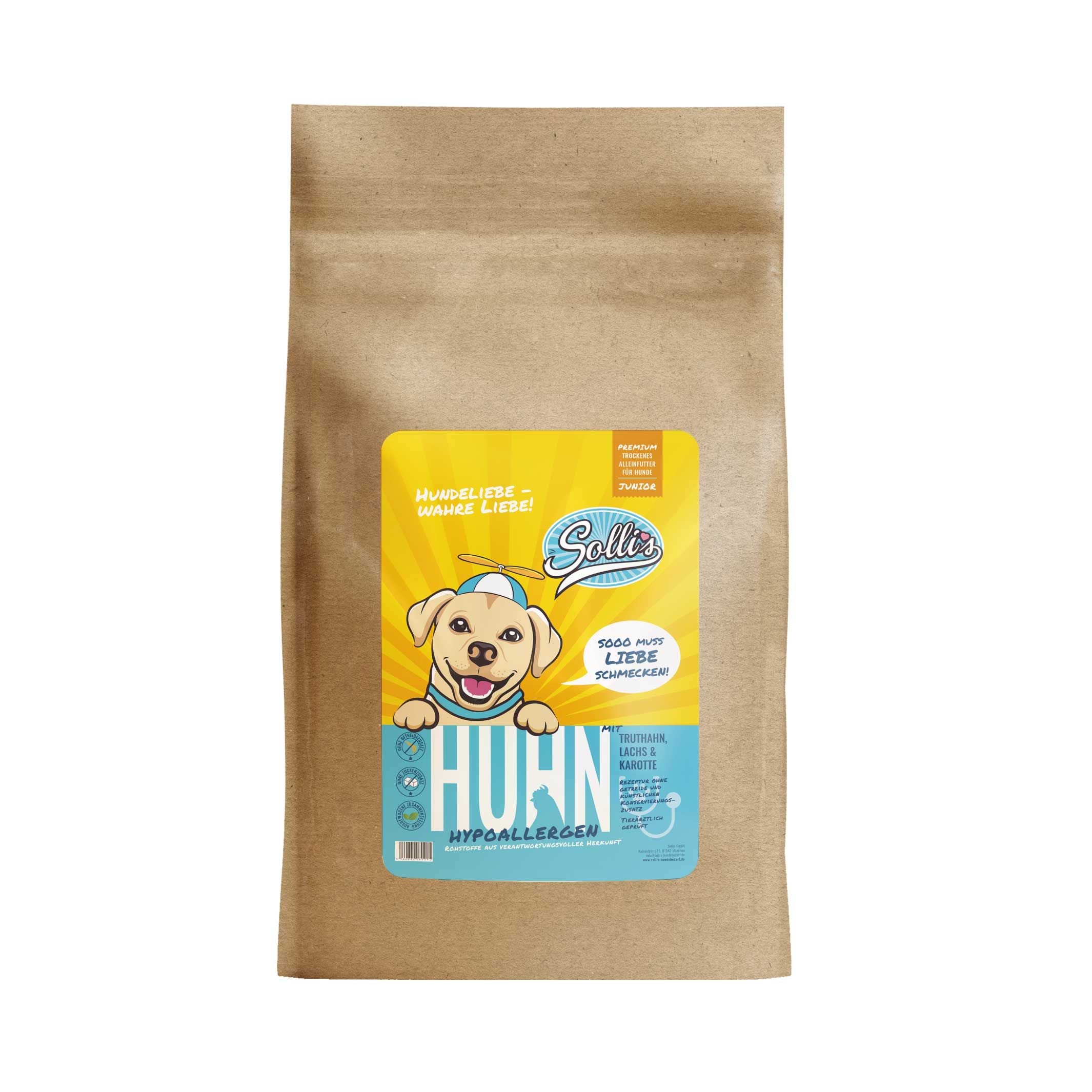 Sollis Welpenfutter für Hunde  - Trockenfutter Huhn