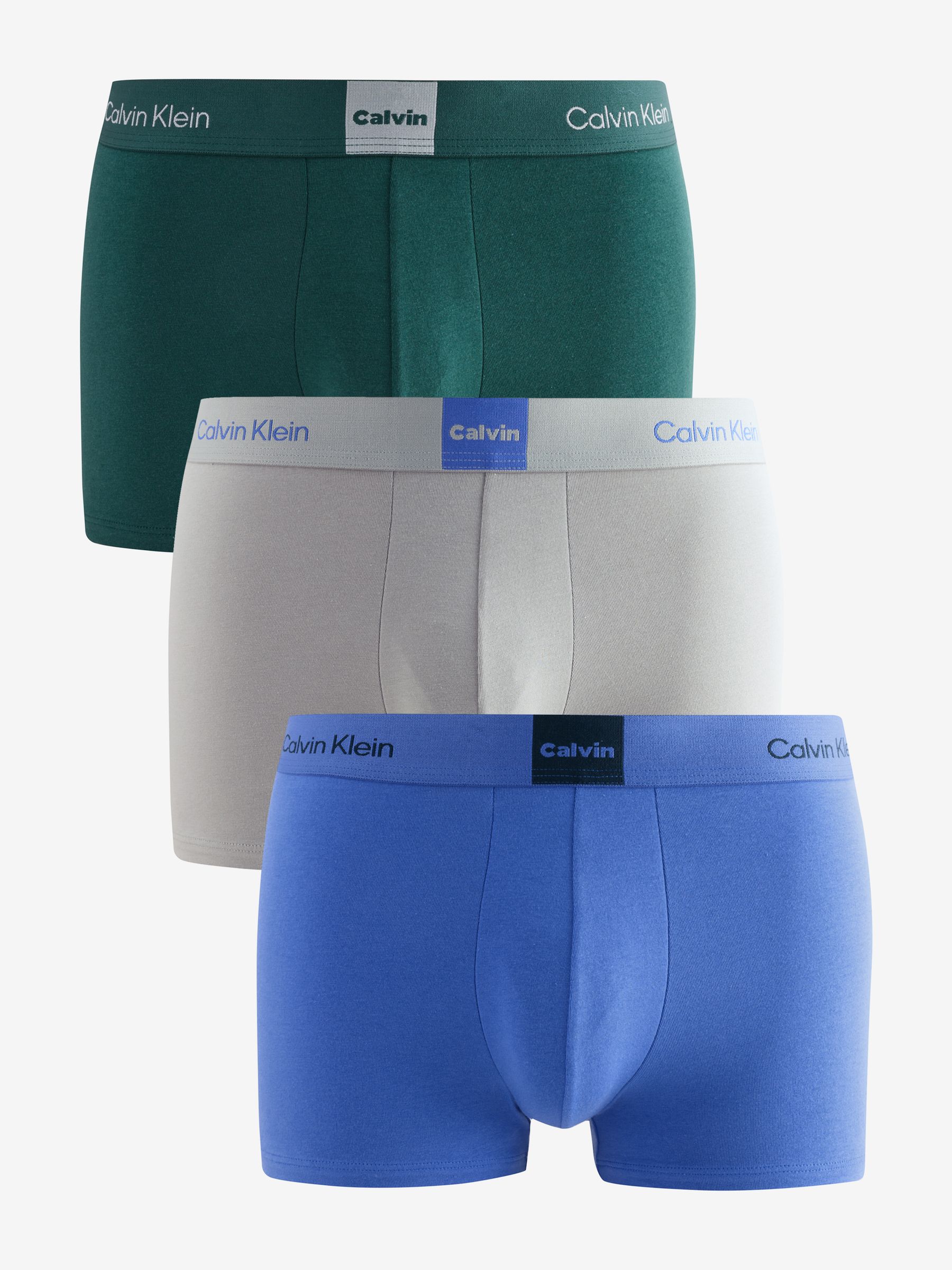Calvin Klein Trunks 3 Pack Icon Logo Graphic