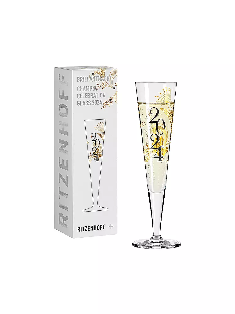 RITZENHOFF Champagnerglas Brillantnacht Champus Ana Vasconcelos 2024 gold