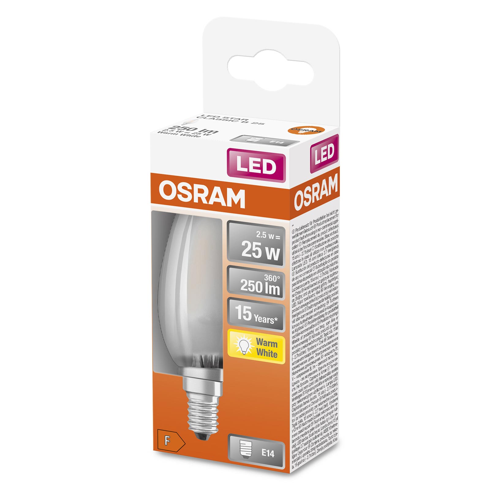 LED-Leuchtmittel ST CLB25 -Filament Kerze - E14
