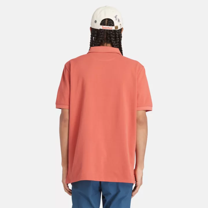 Polo Millers River en piqué pour homme rose