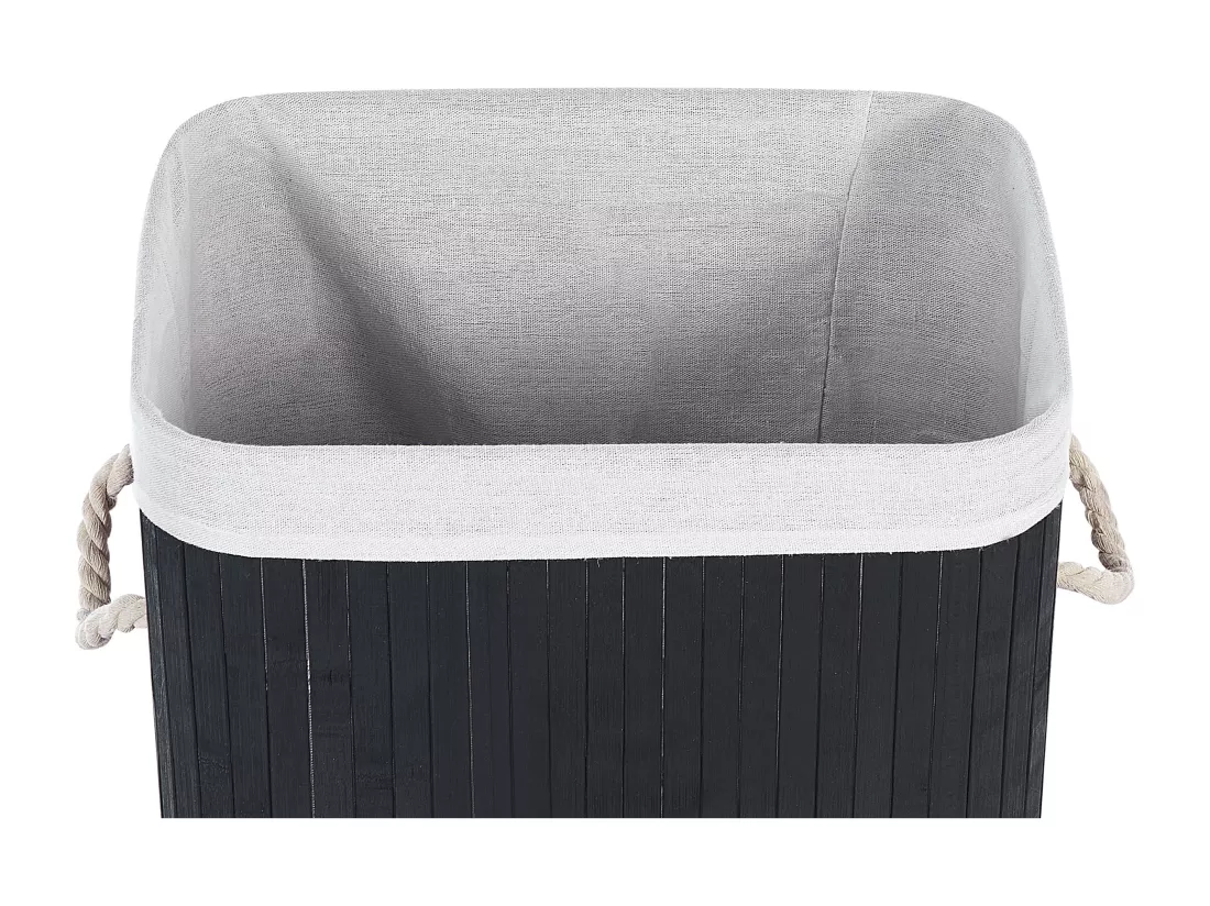Panier en bambou noir 60 cm KOMARI
