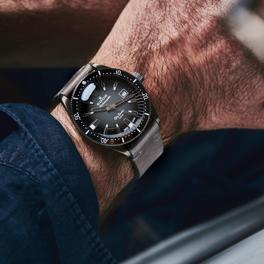 Edox SkyDiver Date Automatic Limited Edition