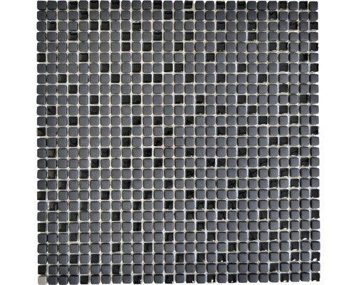 Glasmozaïek CUBA 01B zwart 30,5x30,5 cm