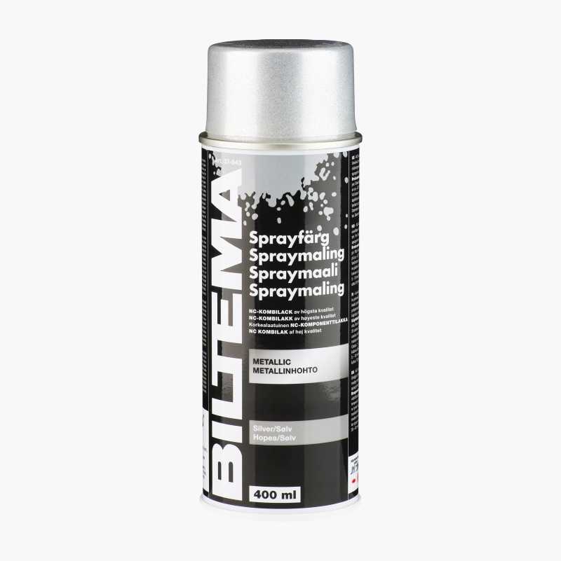 Spraymaling, metallic, sølv, 400 ml