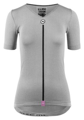 Baselayer Manches Courtes Femme Assos Summer P1 Gris