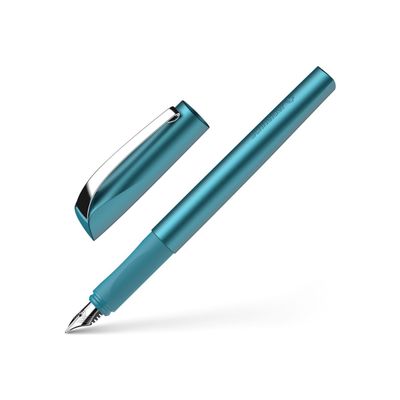 Schneider Ceod Shiny - Stylo plume - pointe moyenne - turquoise