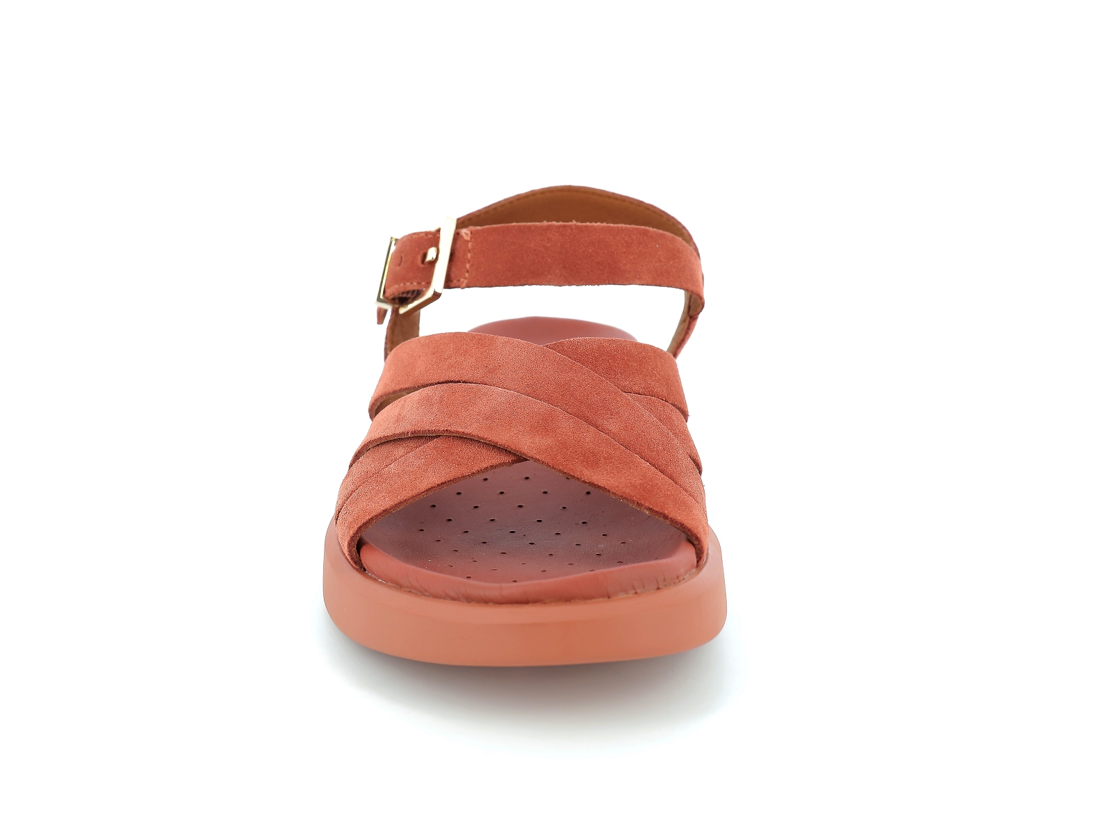 Geox-D XAND 2S D35PAB Cuir Rouille