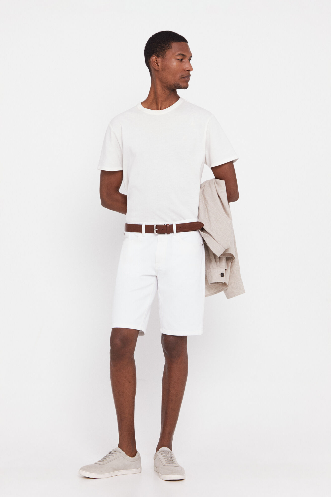Bermuda jeans - Branca