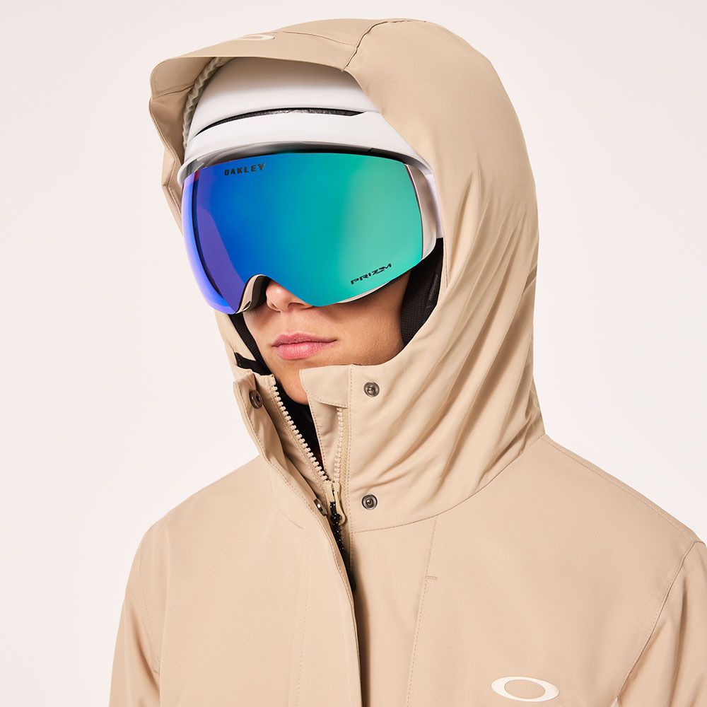 Oakley WMNS HEAVENLY RC - Veste ski Femme humus/arctic white