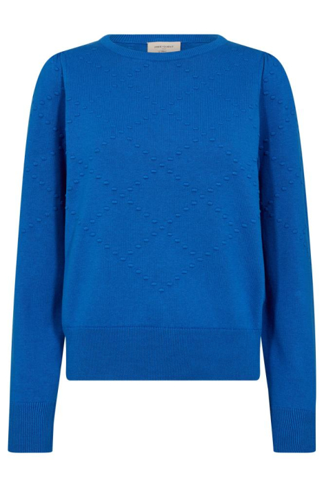 Freequent blauwe dames trui
