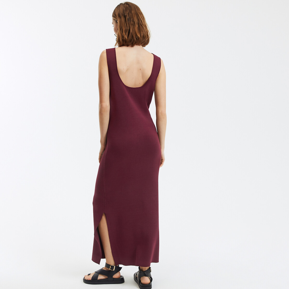 COLEÇÕES LA REDOUTE<br>Vestido longo justo e sem mangas