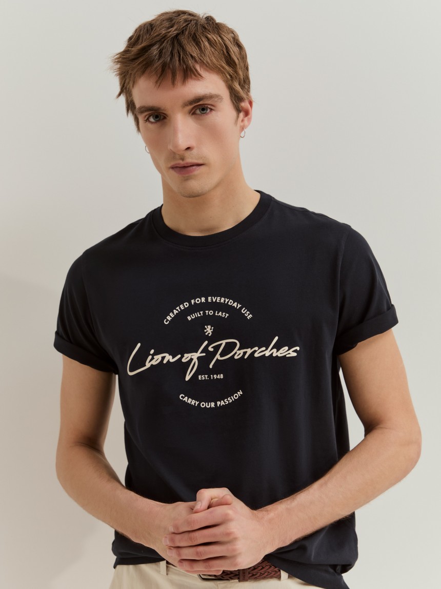 T-shirt em algodão
