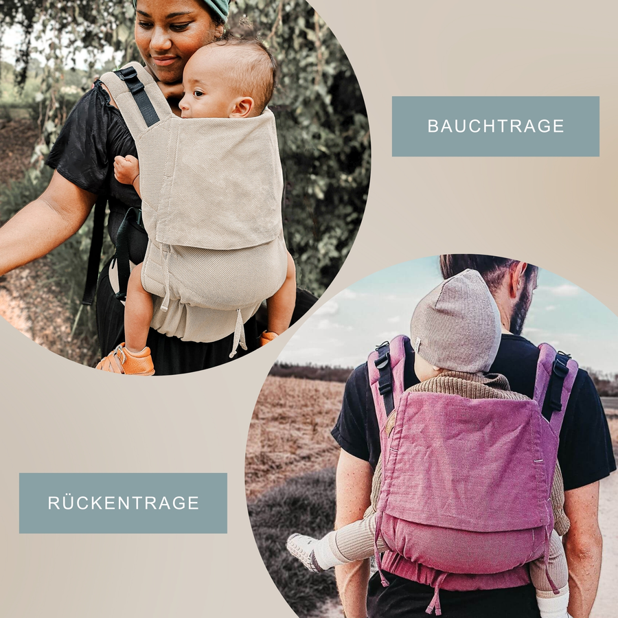 Hoppediz Babytrage Buckle Malmö aqua