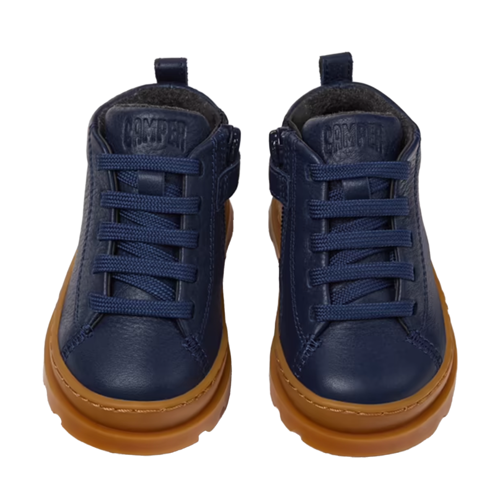 BRUTUS - Bottines à lacets en cuir | Bleu
