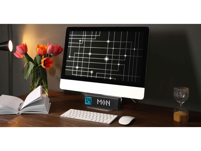 LaMetric Smart-Display LaMetric Time LaMetric TIME Tischuhr für Smart Home