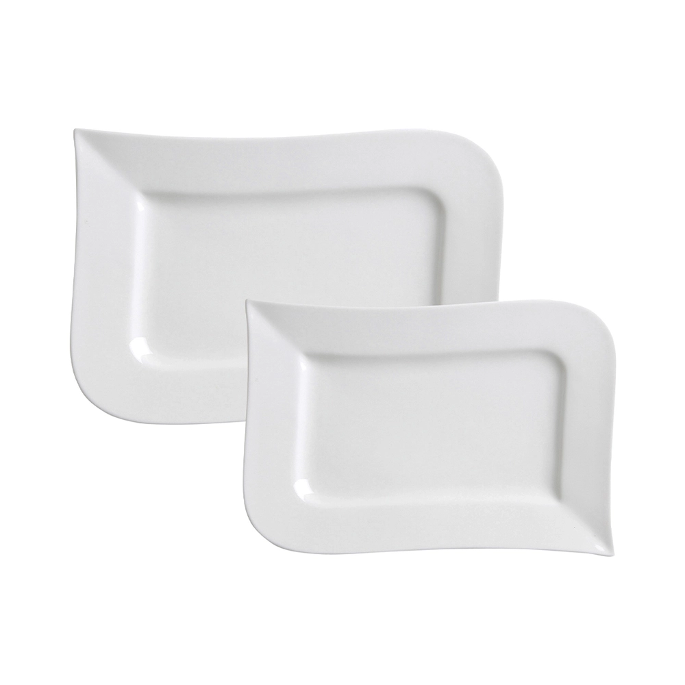 Ritzenhoff & Breker 2-teiliges Melodie Platten-Set weiss