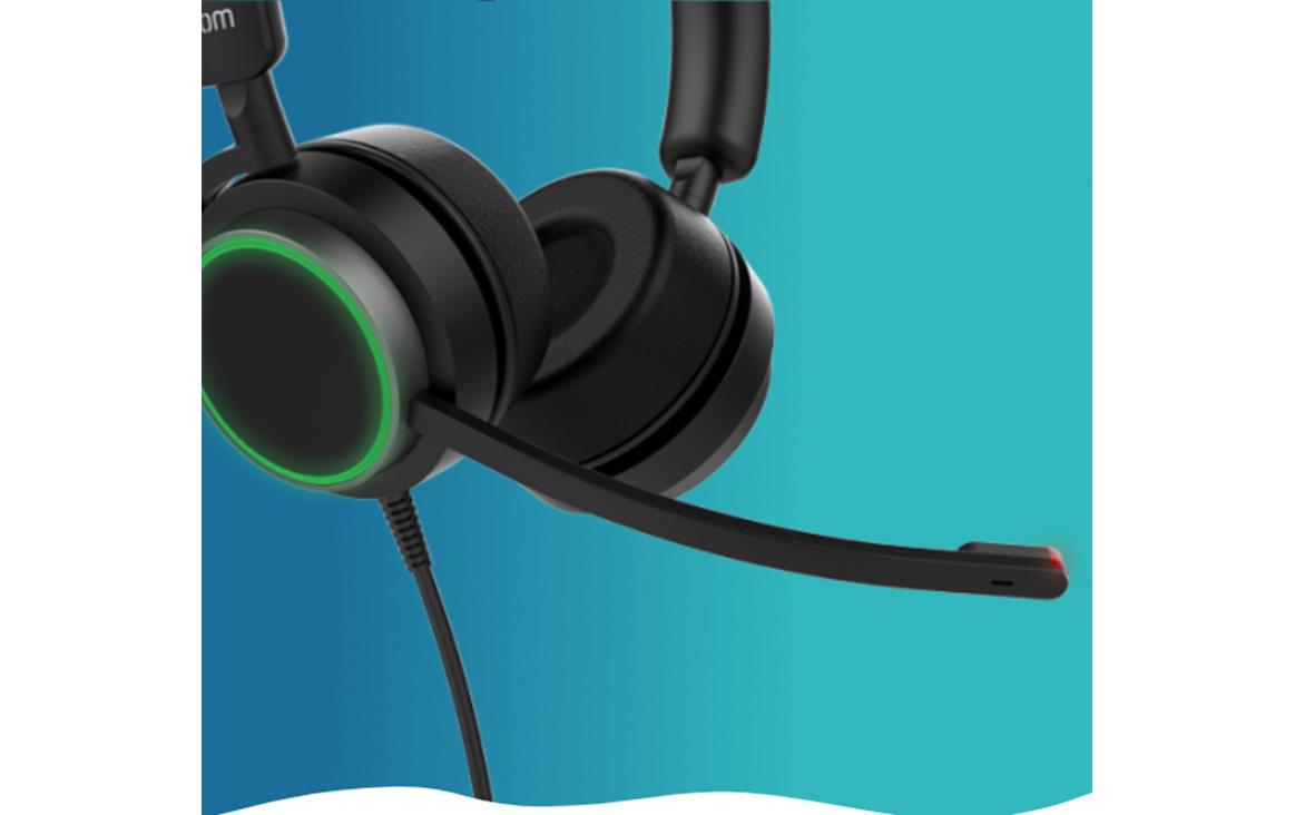 Headset A330D DuoDas binaurale USB-Headset Snom A330D