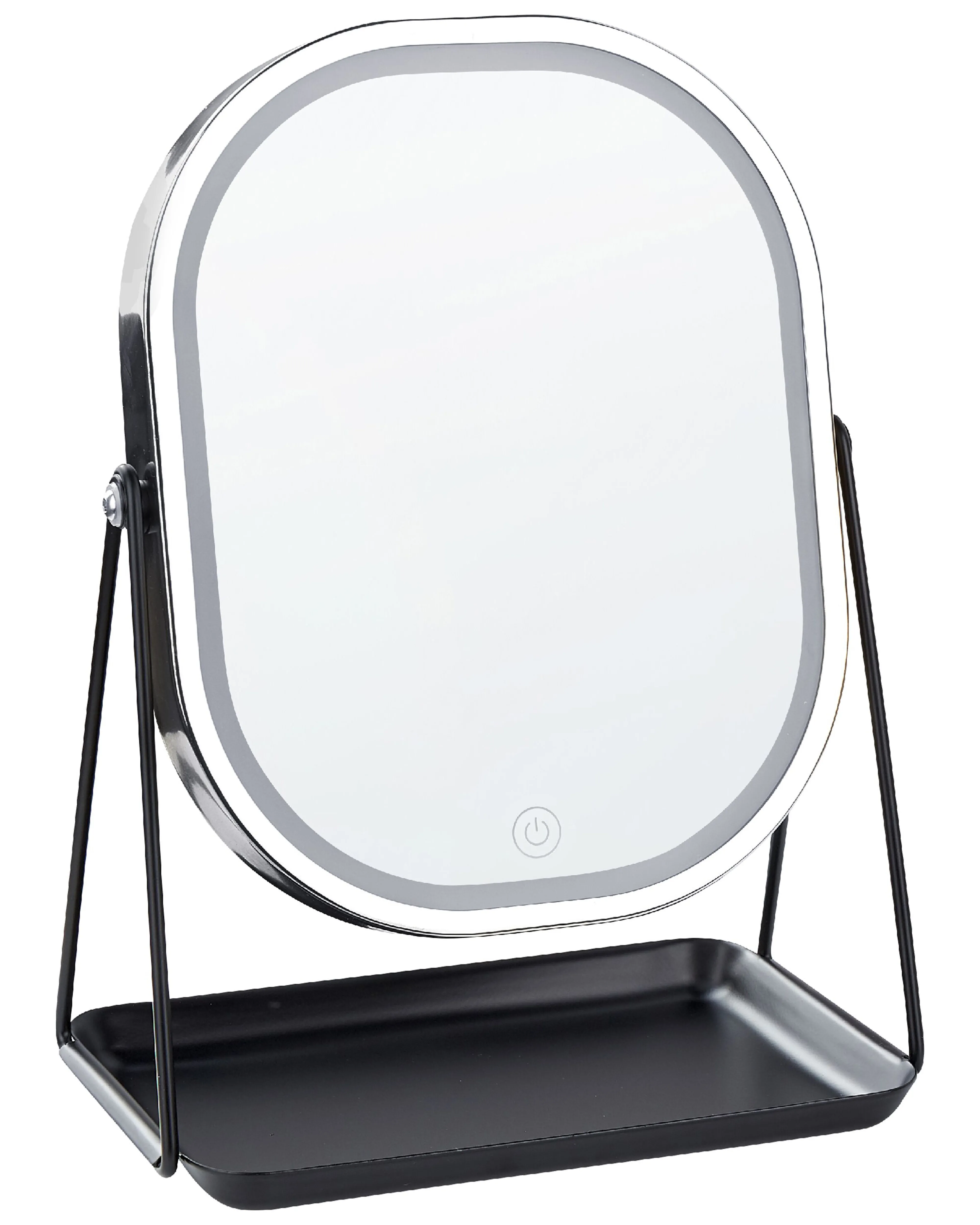 Make-up spiegel LED DORDOGNE Zilver