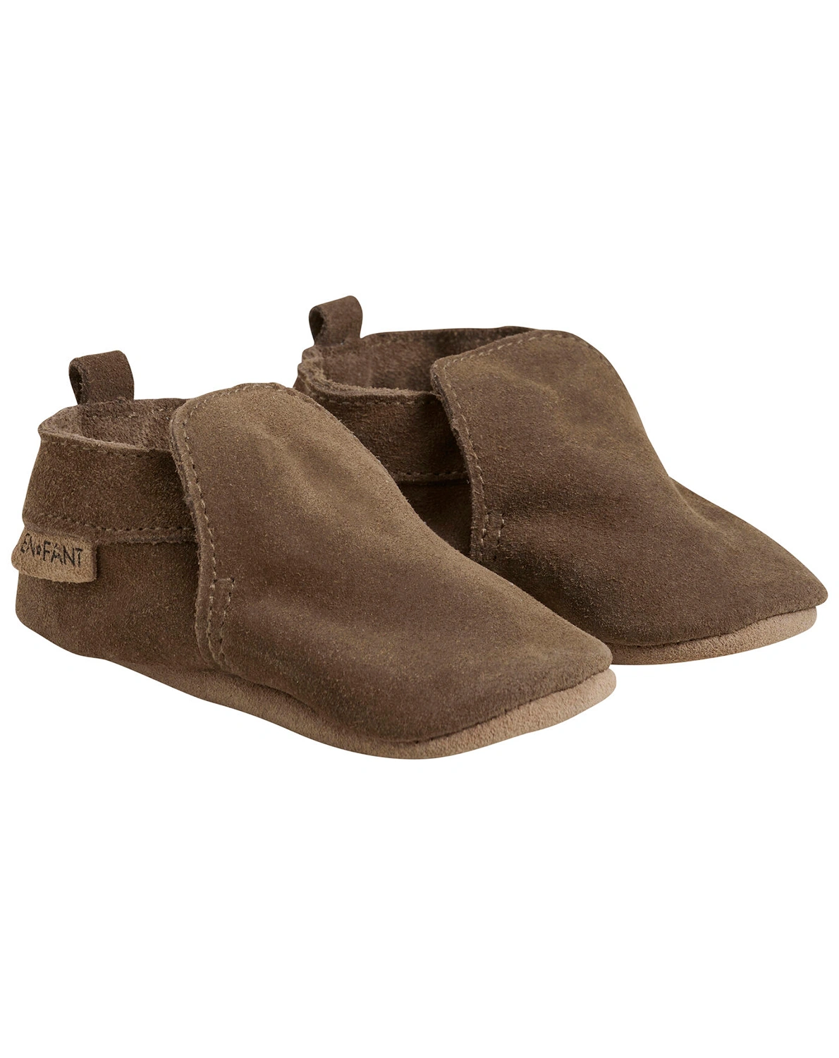 Krabbelschuhe SOLID in acorn