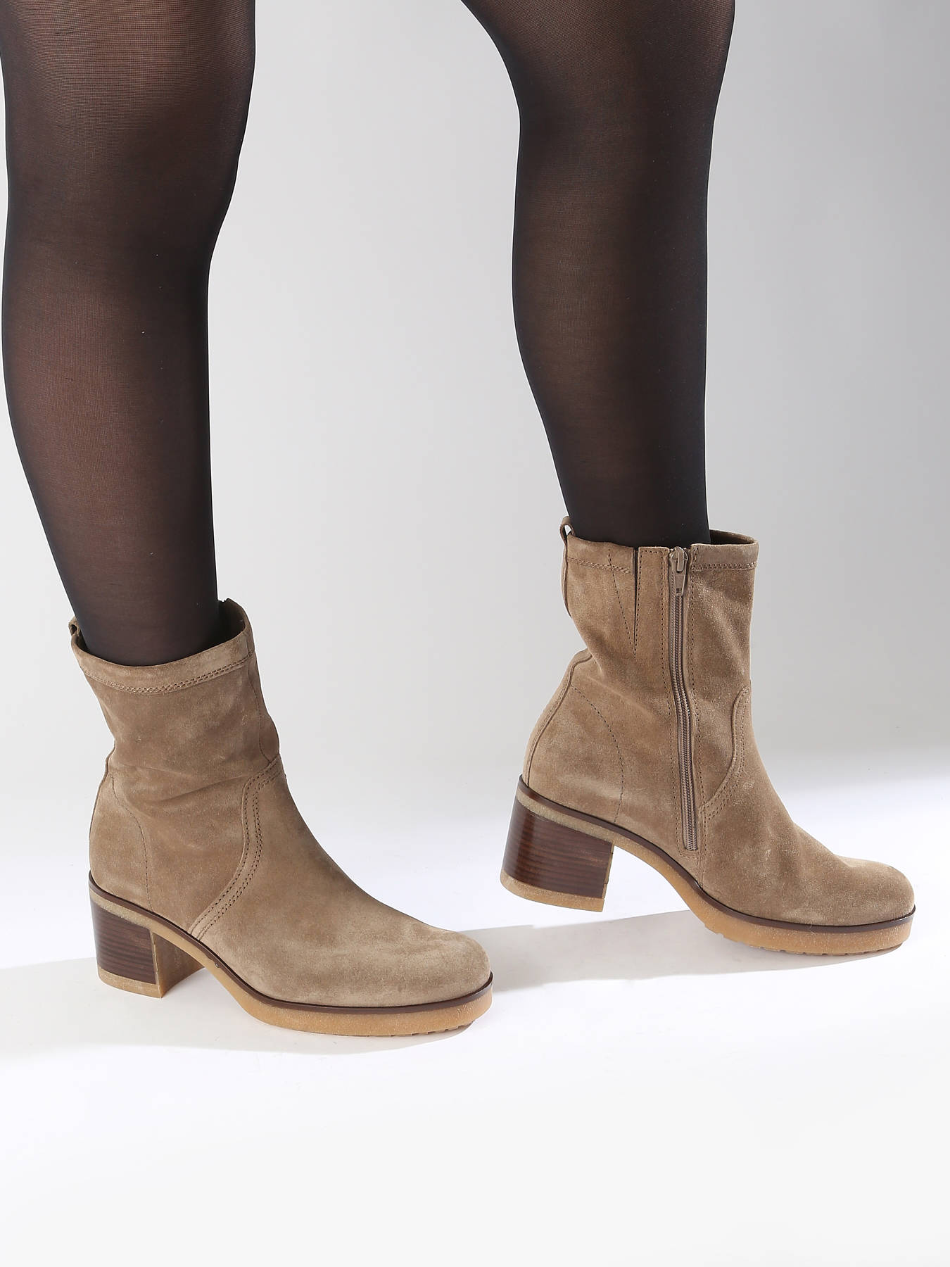 Bottines  talon en cuir GABOR