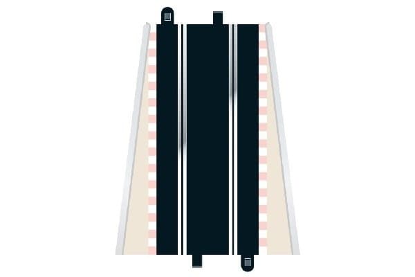 SCALEXTRIC Standard straight 350mm (2 per bag)