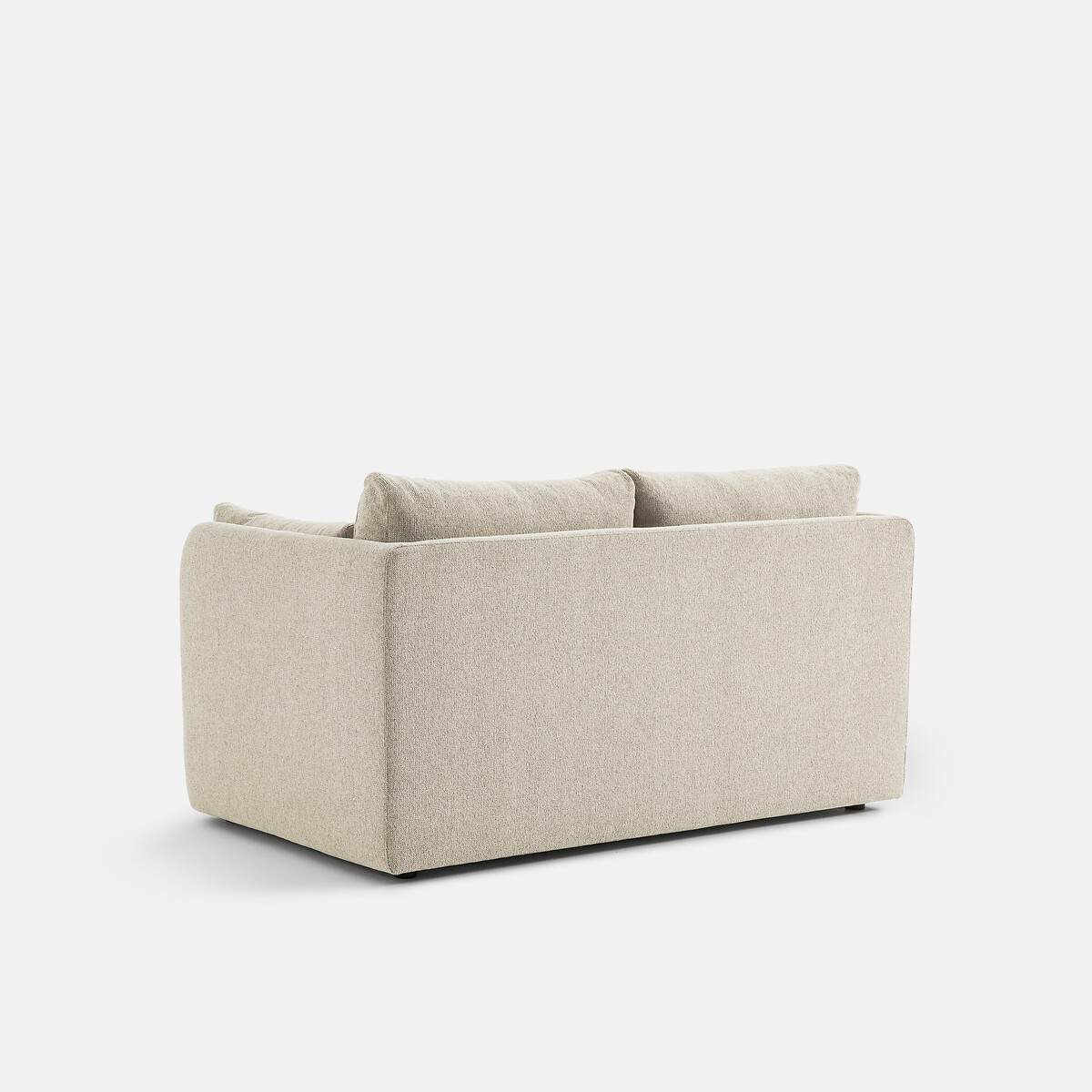 LA REDOUTE INTERIEURS<br>Sofá de 2 lugares, tecido texturizado com pintas, Carmel