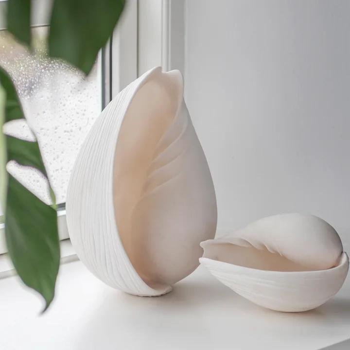 Mette Ditmer - Conch Muschel, large, off-white