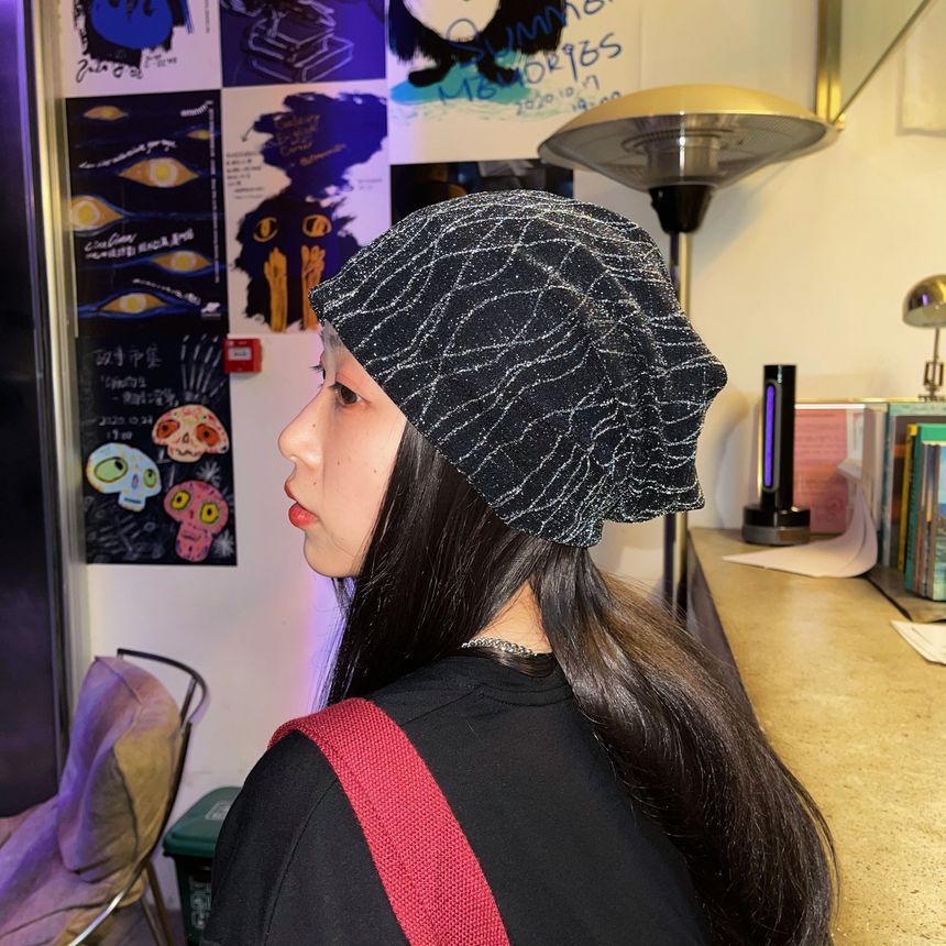Hatrix - Print Shirred Beanie