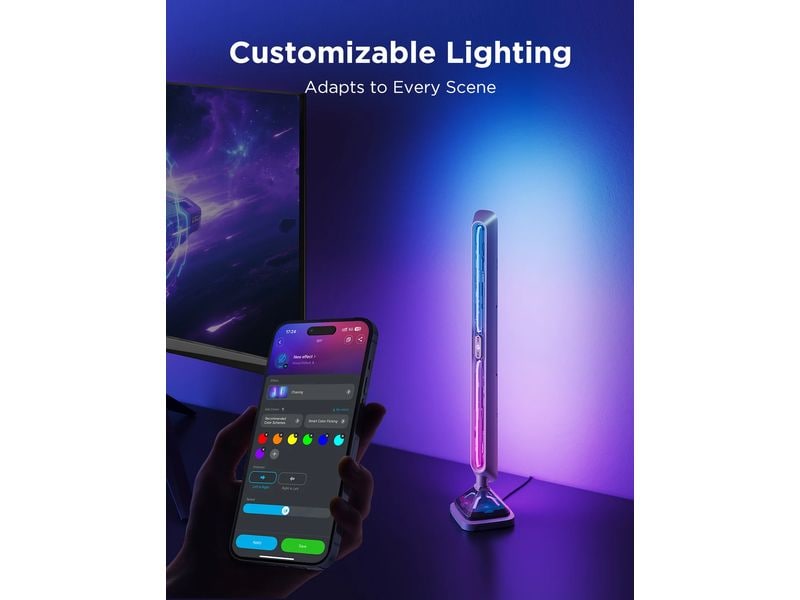 Govee Gaming-Lichtleisten Pro Dynamische RGBIC-Beleuchtung