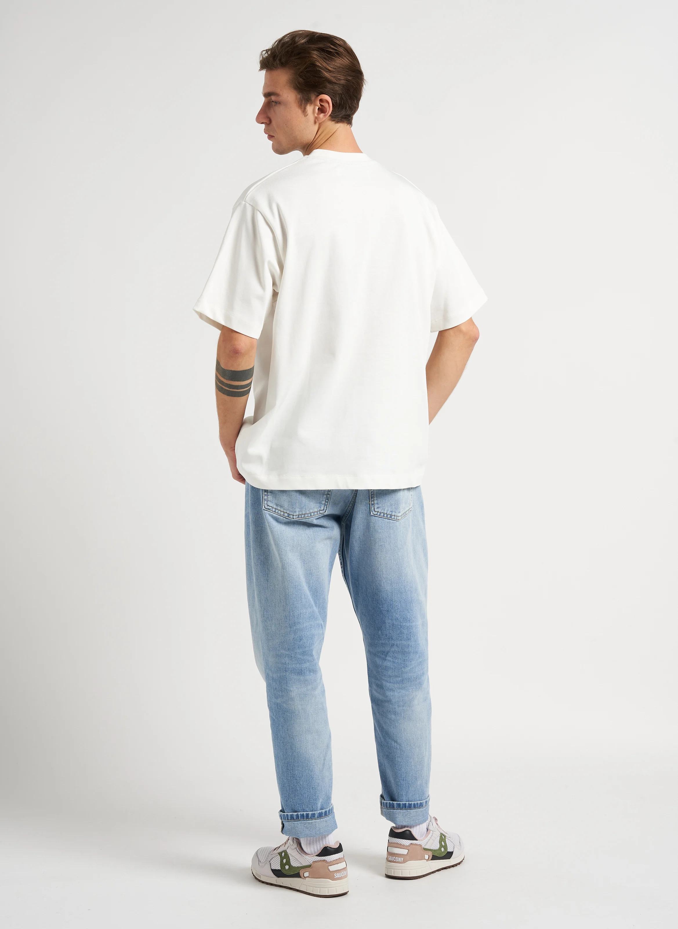 SHADOW 5000 - Baskets basses bi-matière| Gris