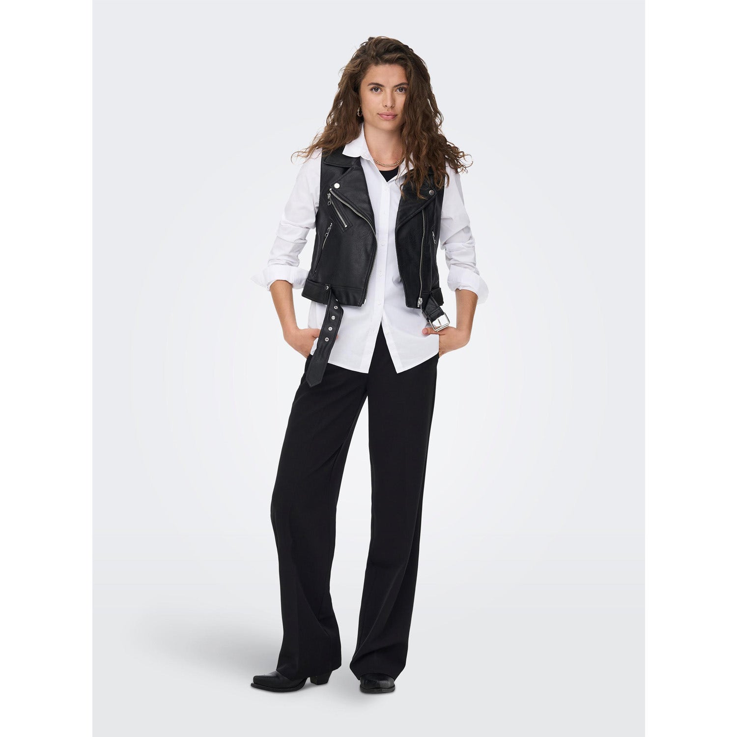 ONLY  Vera Leather Coat
