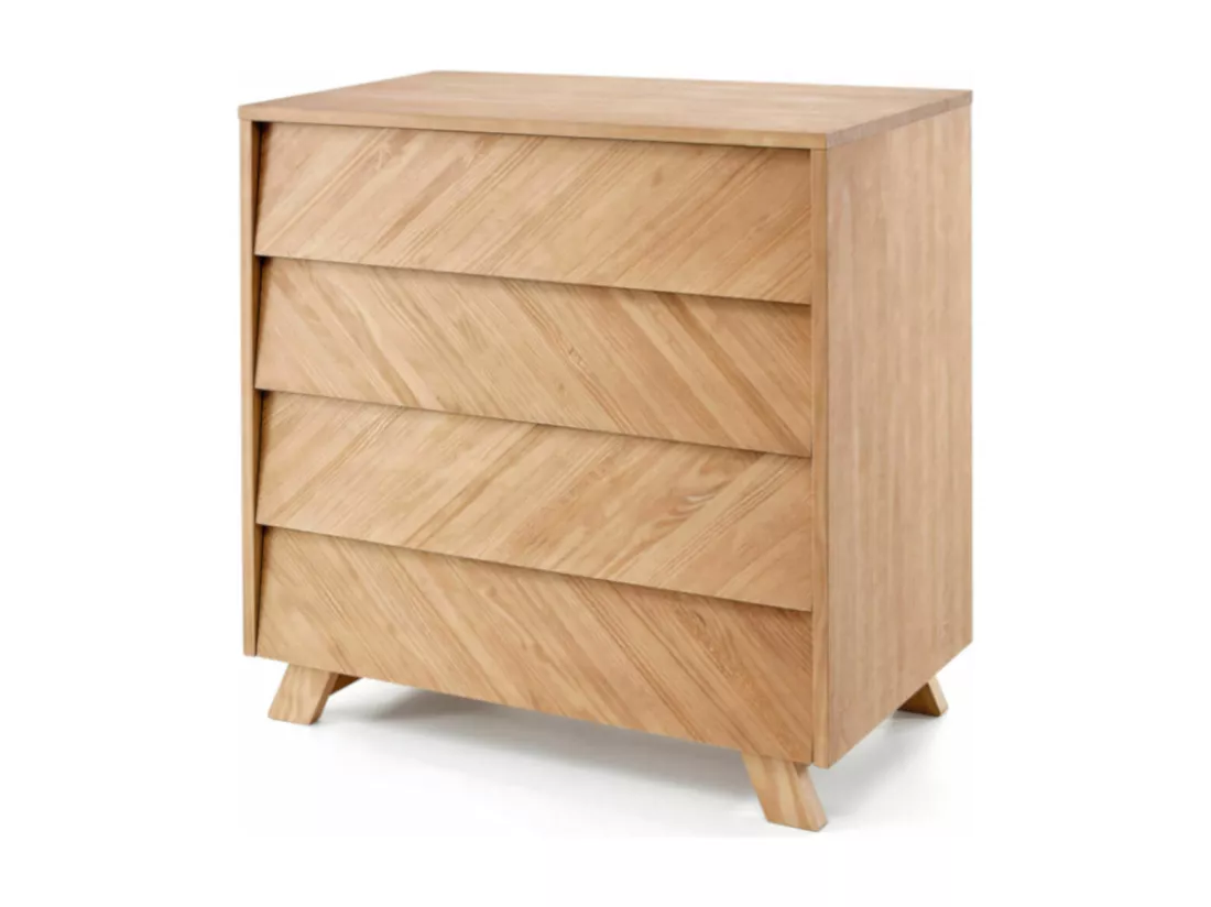 Commode bois massif bois naturel KYOTO