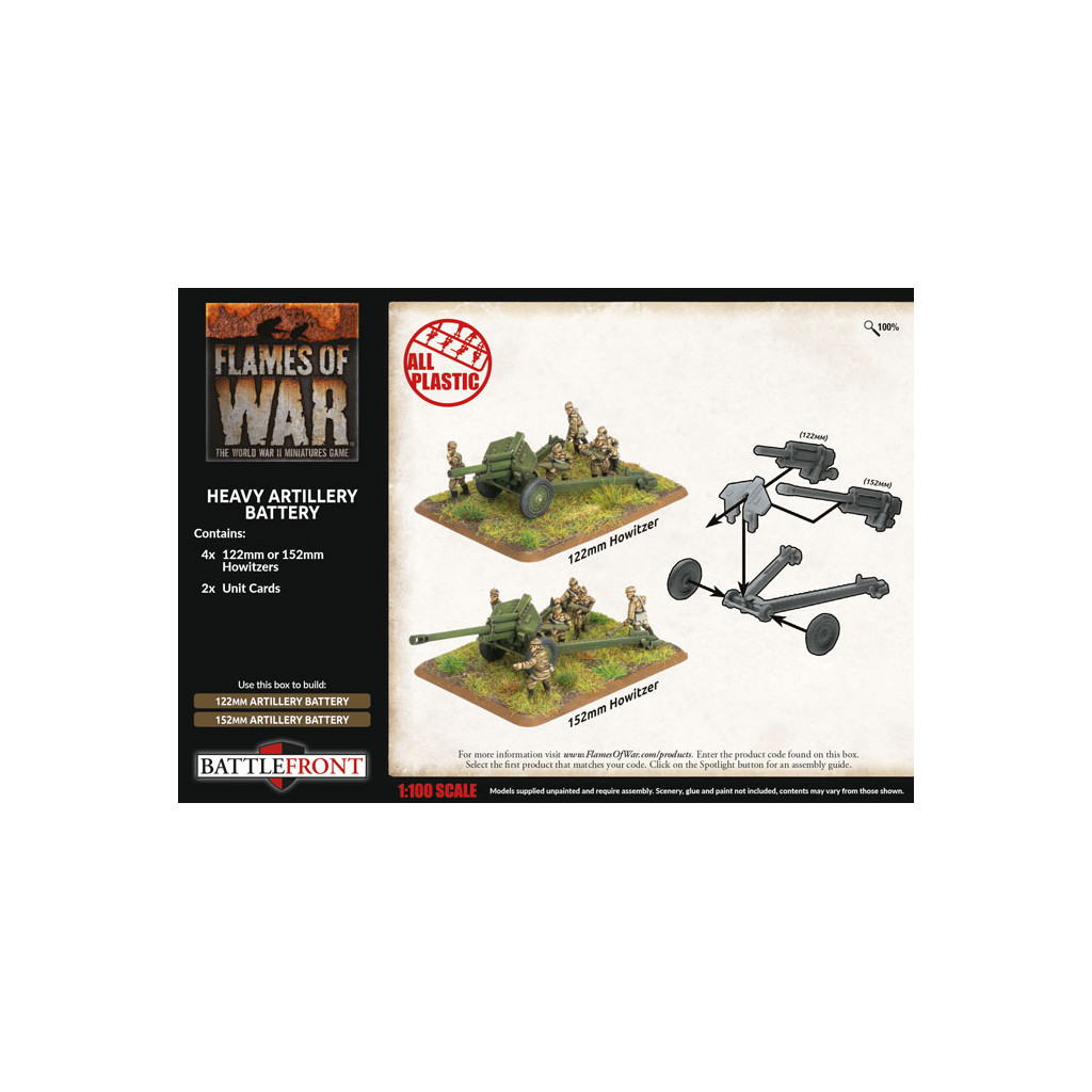 Flames of War - Heavy Artillery Battery