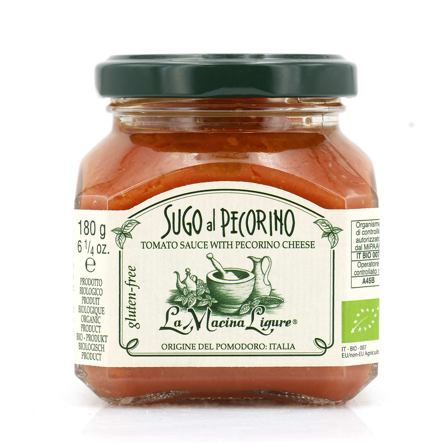 Sauce tomate bio au pecorino