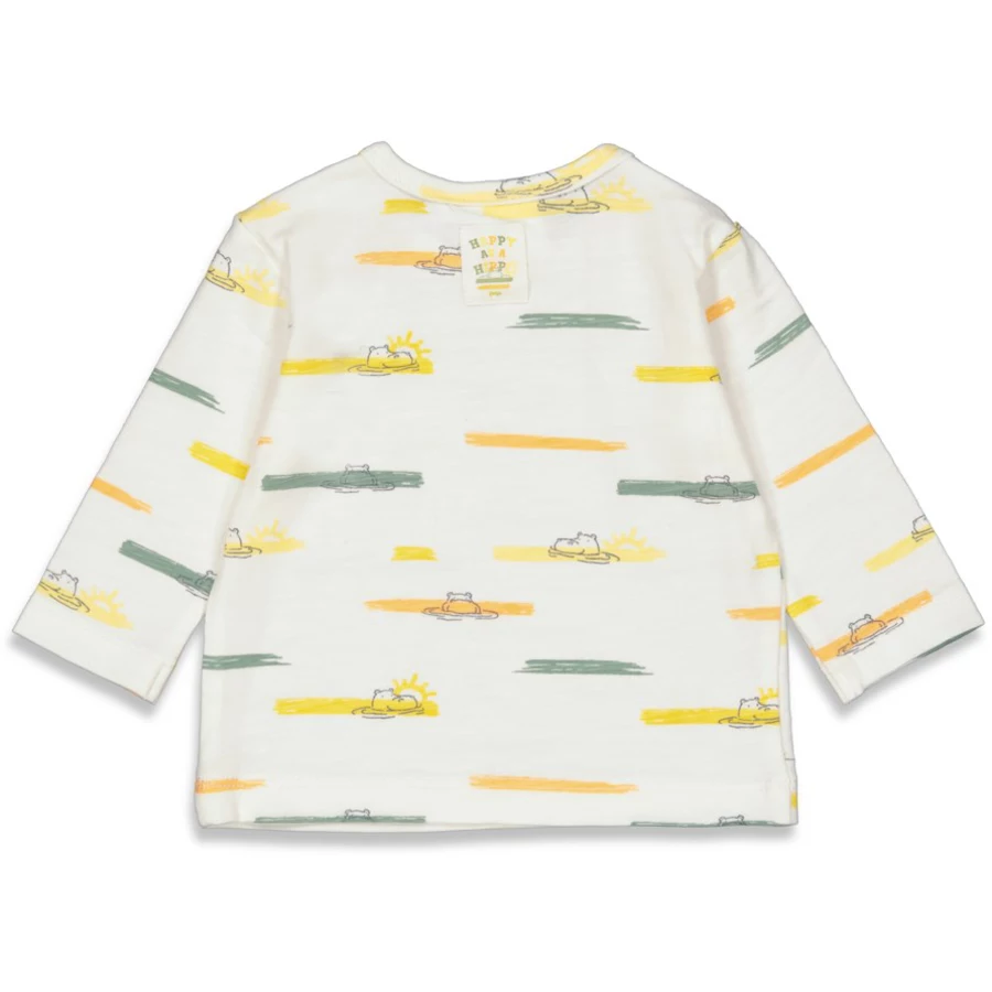 Feetje Langarmshirt Mr. Sunshine Natur