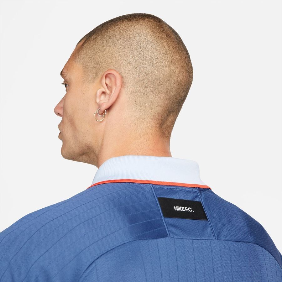 Nike F.C. T-Shirt Dri-FIT Tribuna - Bleu Marine/Bleu Marine/Blanc