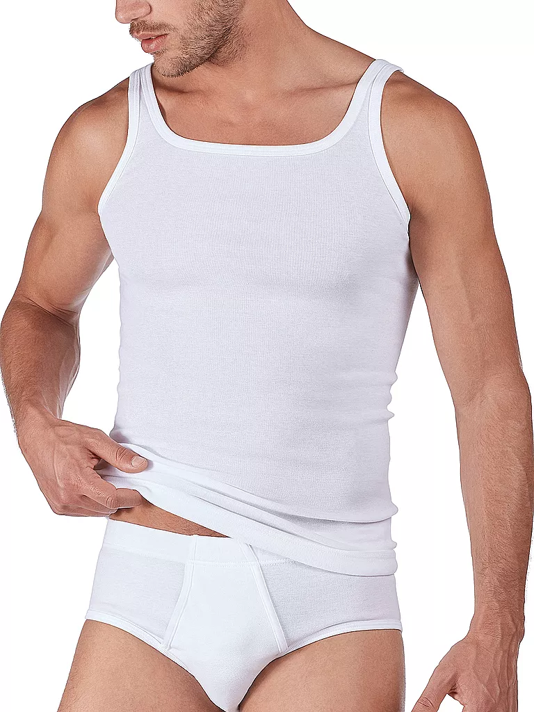 HUBER Trägershirt - Unterhemd  2-er Pkg. 