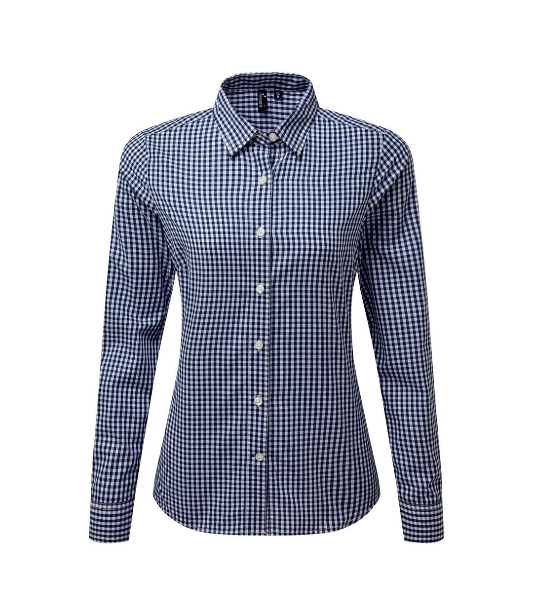 Premier - Chemisier MAXTON - Femme (Bleu marine / blanc) - UTPC3908
