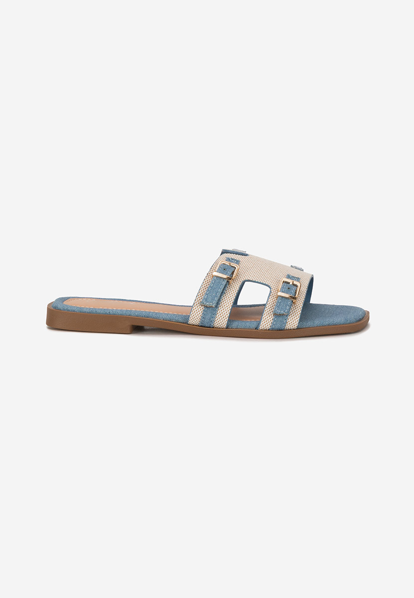 Mules femme denim Natania