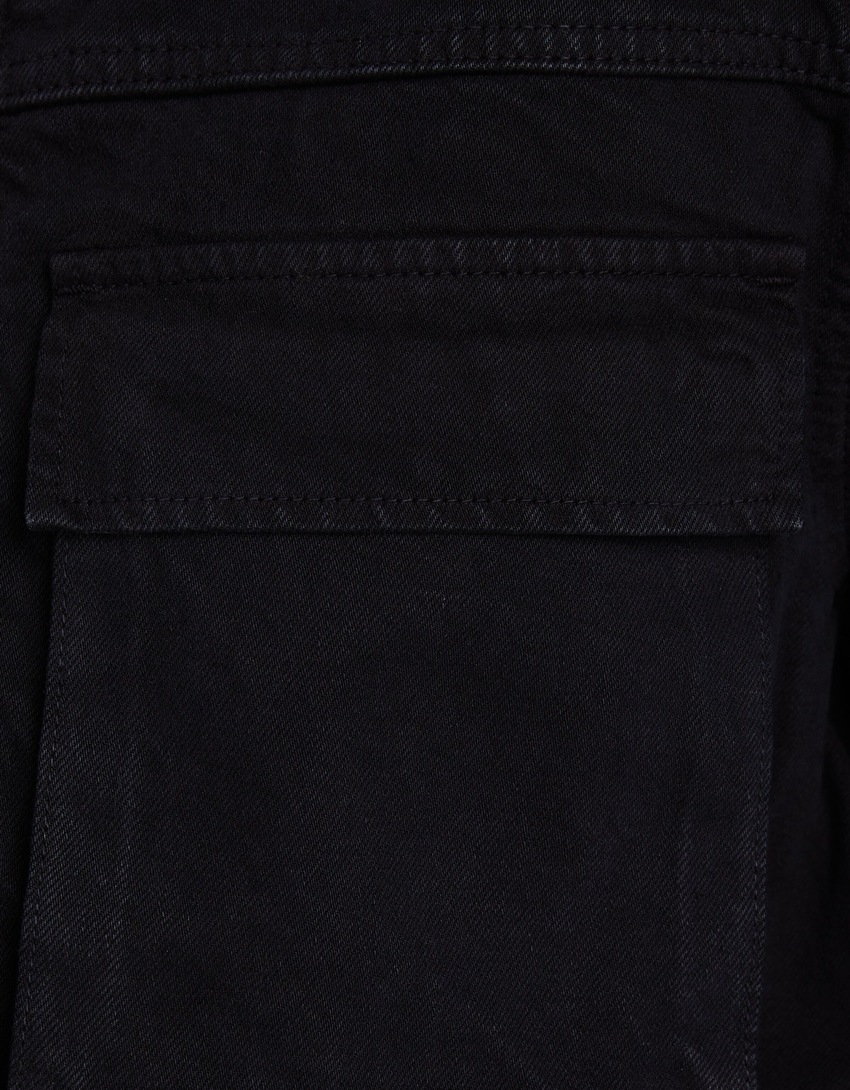 Jaqueta de algodão com bolsos