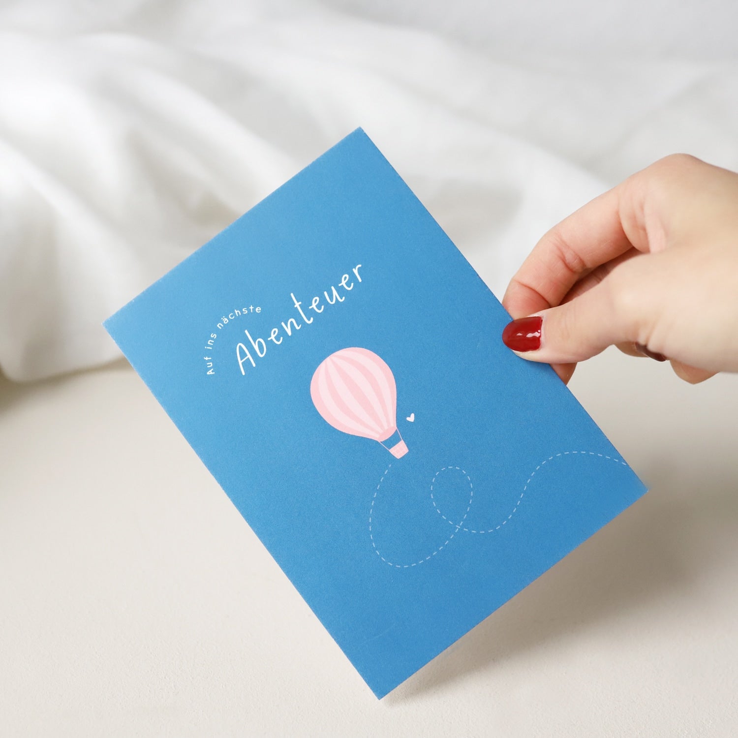 Postkarte „Auf ins nächste Abenteuer