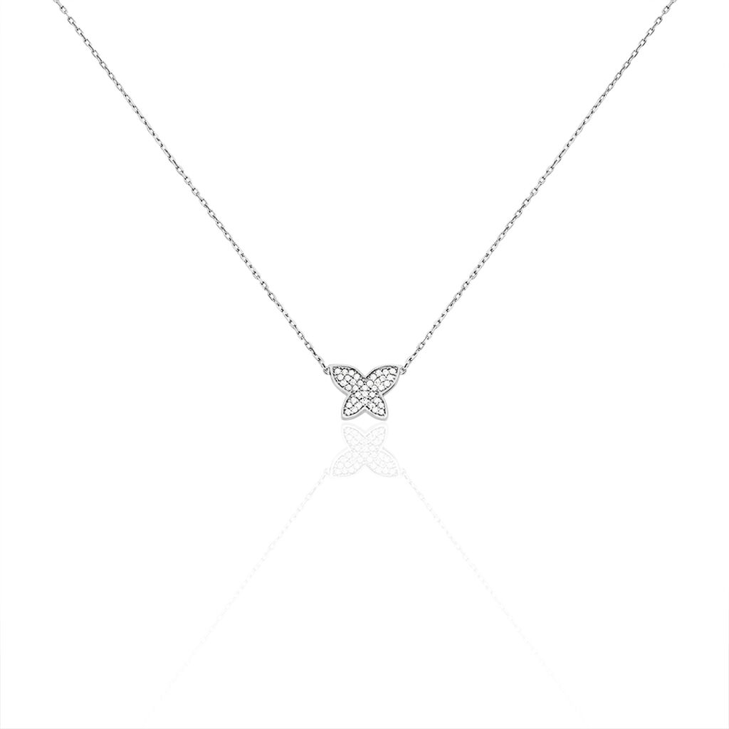 Collier Jolande Argent Blanc Oxyde De Zirconium