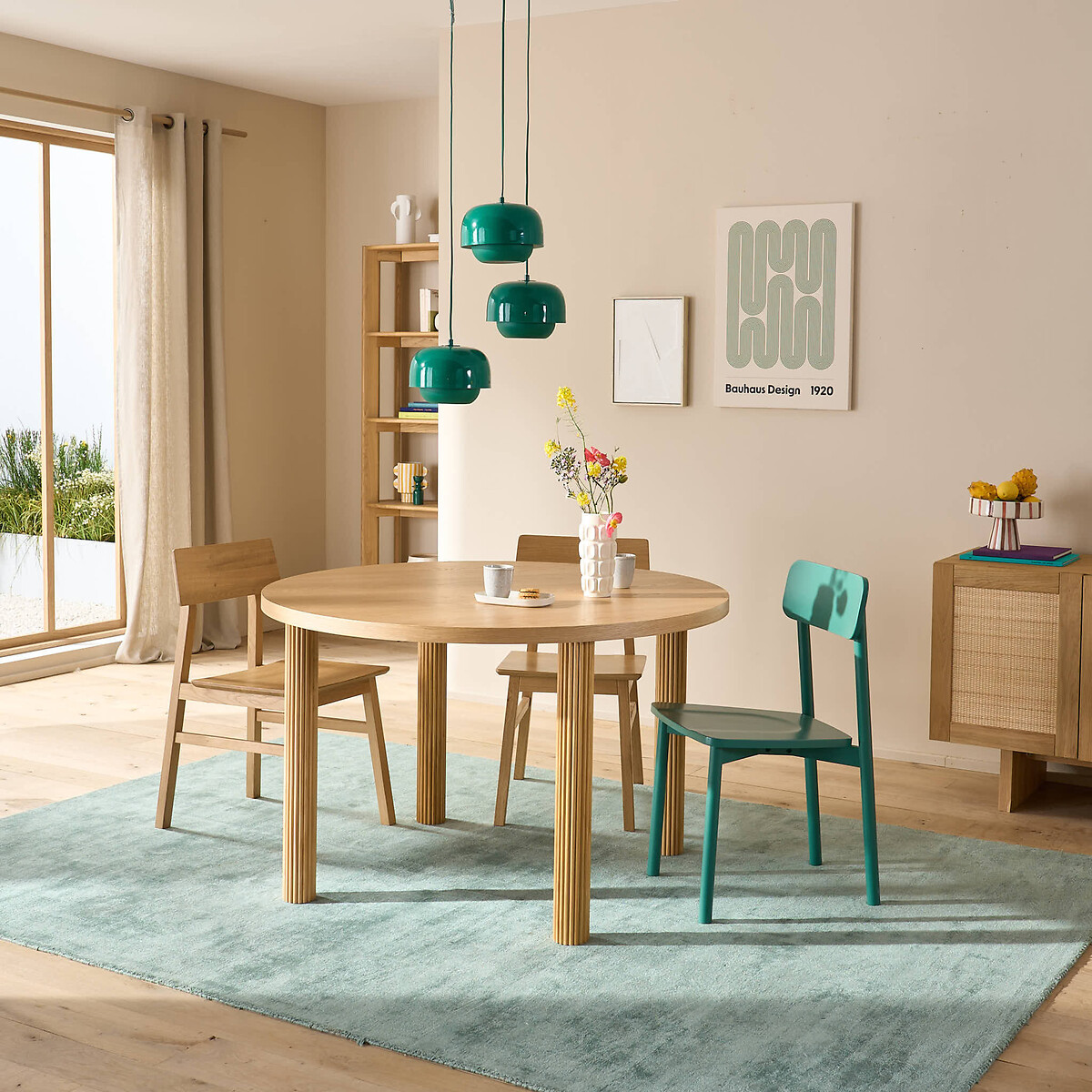 LA REDOUTE INTERIEURS<br>Conjunto de 4 pés canelados para mesa, Alzar